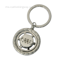 Keychain logam diperbuat daripada aloi zink